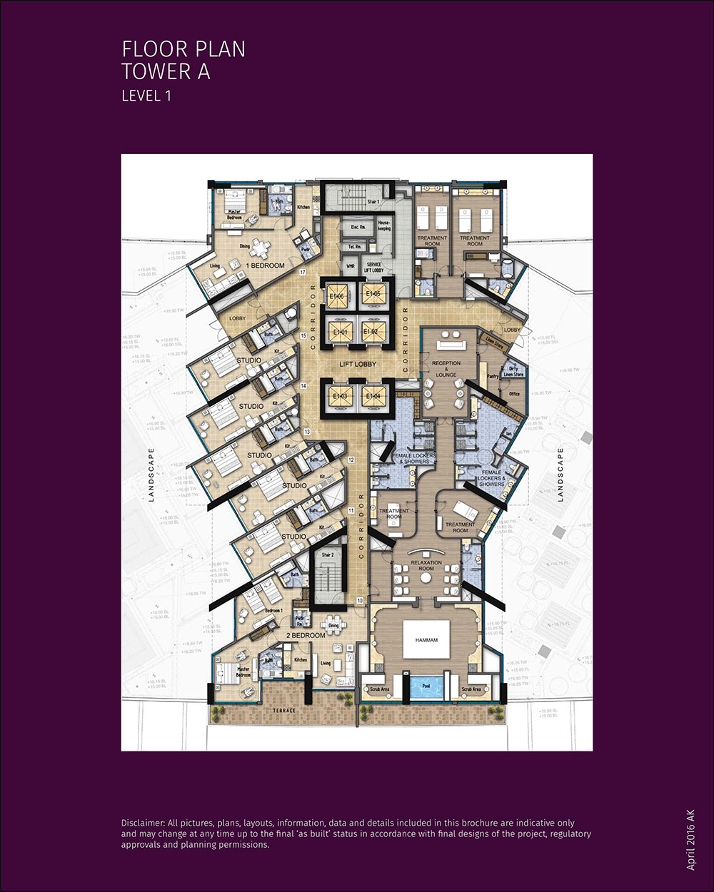 Damac Prive Floor Plan